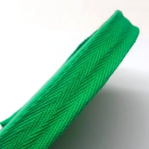 Зелена кіперна стрічка 2 см (кіперна тасьма 20мм)