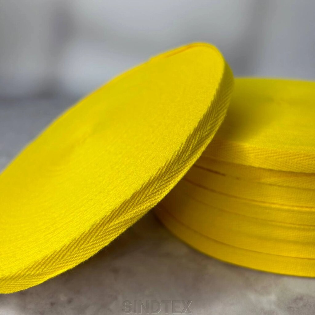 Жовта кіперна стрічка 1 см (кіперна тасьма 10мм) від компанії SINDTEX - фото 1