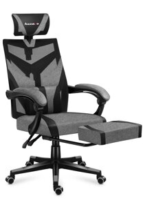 Комп'ютерне крісло Huzaro Combat 5.0 Grey тканина