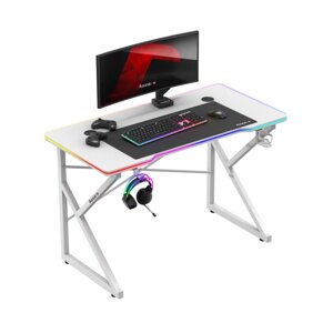 Комп'ютерний стіл HUZARO Hero 1.7 RGB White