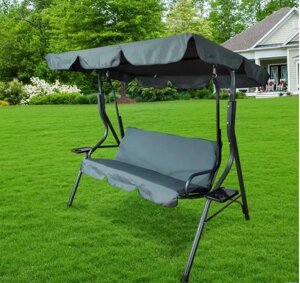 Садова гойдалка GardenLine VIP 170*110*153см Антрацит