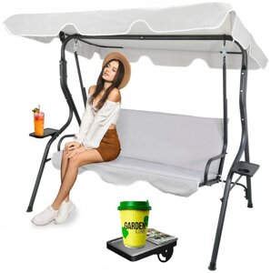 Садова гойдалка GardenLine VIP 170*110*153см Grey