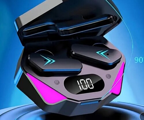 Бездротові навушники з кейсом для зарядки - Hi-Fi стереозвук, сенсорне керування, Type-C зарядка