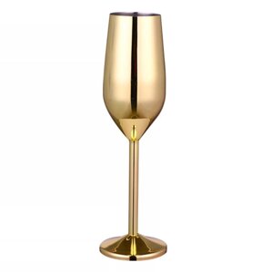 Келих для шампанського REMY-DECOR золото з нержавіючої сталі