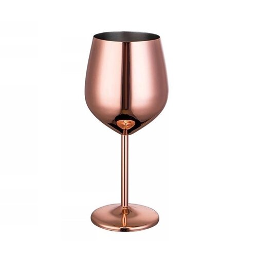 Келих для вина 530 мл REMY-DECOR рожеве золото з нержавіючої сталі