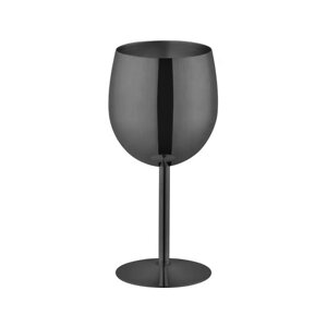 Келих для вина чорного кольору 320 мл REMY-DECOR із нержавіючої сталі