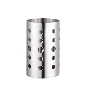 Срібна підставка тримач для ножів та вилок Тор 15.5/10 см із нержавіючої сталі REMY-DECOR підставка трмач для веделок
