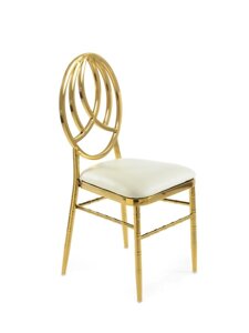 Золотий стілець Фенікс з нержавіючої сталі для ресторанів, банкетних залів і домашнього інтер'єру