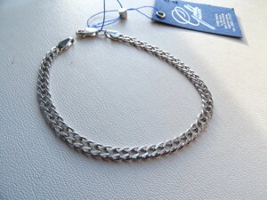 Браслет срібний Ромб браслет чоловічий / жіночий срібло 925 проба 20.5 21 розмір Є розміри в асортименті