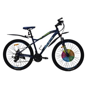 Велосипед (колеса - 27,5", алюмінієва рама - 18"SPARK HUNTER 18 27,5 синій