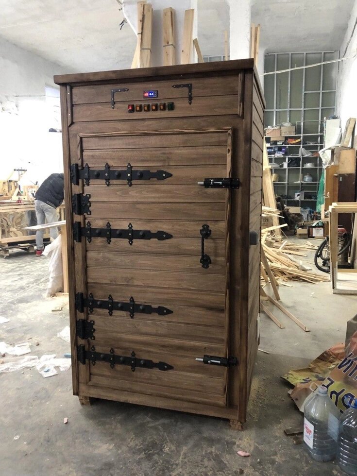 Коптильня електрична утеплена на 100 кг завантаження. від компанії Древ Трест - фото 1