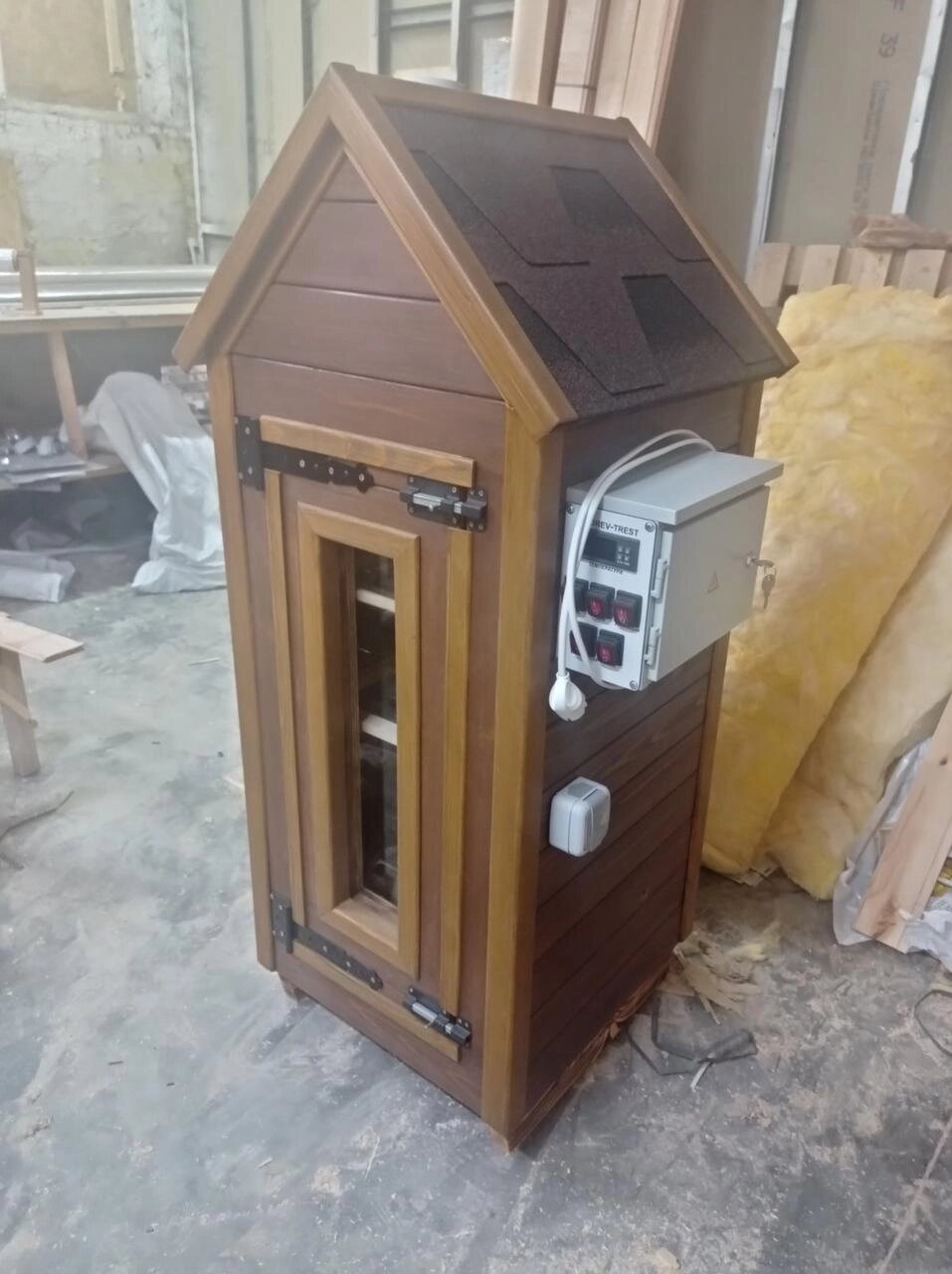 Коптильня Холодного та гарячого копчення на 25 кг утеплена від компанії Древ Трест - фото 1