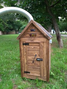 Коптильня утеплена на 10кг з виведенням диму за допомогою гофри