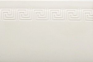 Накладка декоративна для пластикового карниза СМ / КСМ меандр білий