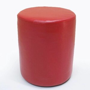 Пуф для примірочної червоний шкіряний (кольори в асортименті)