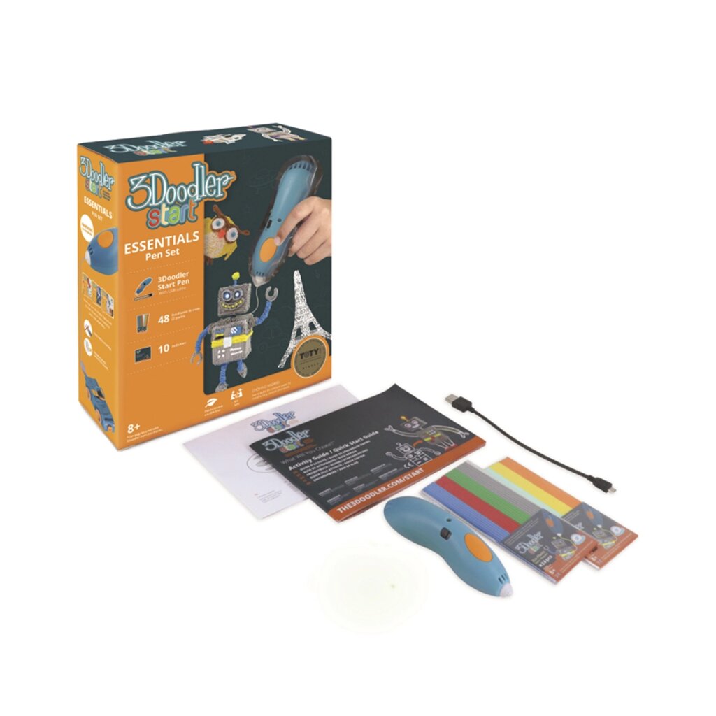 3D-ручка 3Doodler Start для дитячої творчості - КРЕАТИВ (48 стрижнів) від компанії Pavlusha Toys - фото 1