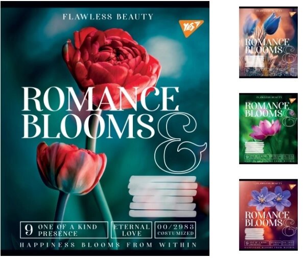 А5/18 кл. YES Romance blooms, зошит учнів. 25 шт. в уп. // від компанії Pavlusha Toys - фото 1