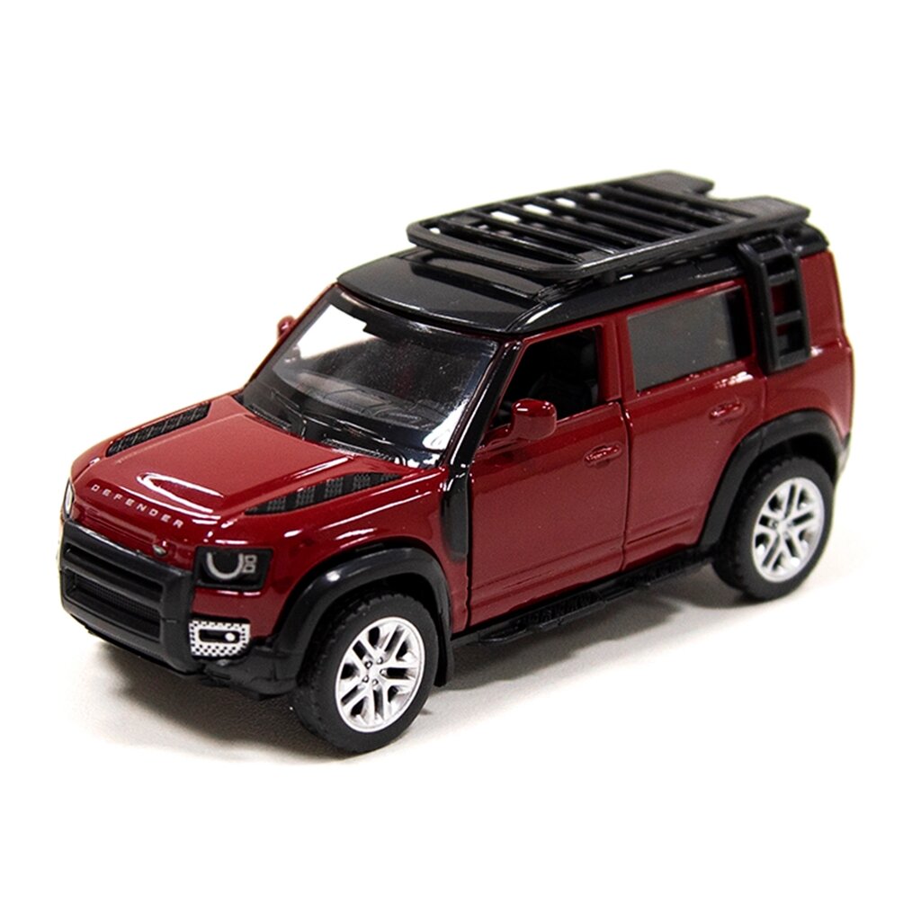 Автомобільний - Land Rover Defender 110 (червоний) від компанії Pavlusha Toys - фото 1