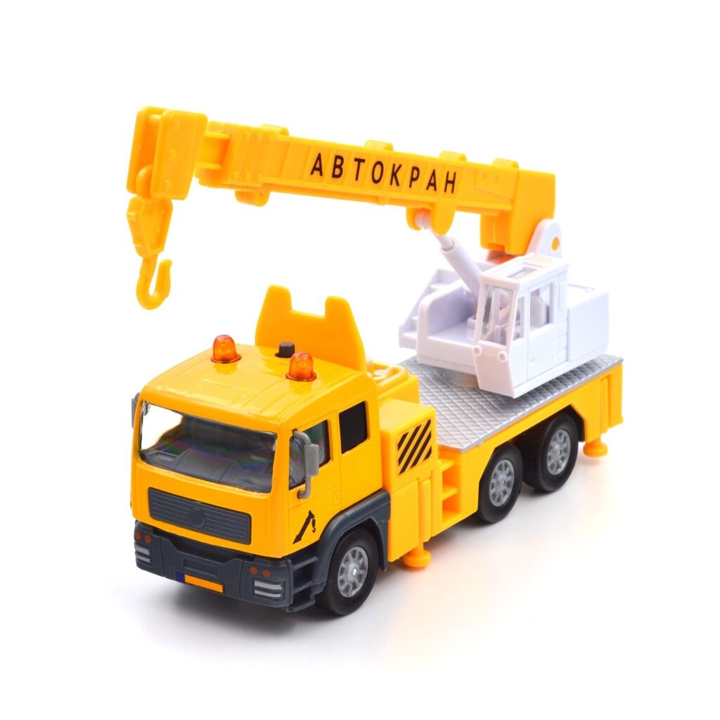 Автомодель – АВТОКРАН (світло, звук) від компанії Pavlusha Toys - фото 1