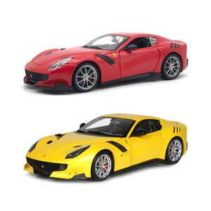 Автомобільний - Ferrari F12TDF (різний жовтий, червоний, 1:24)