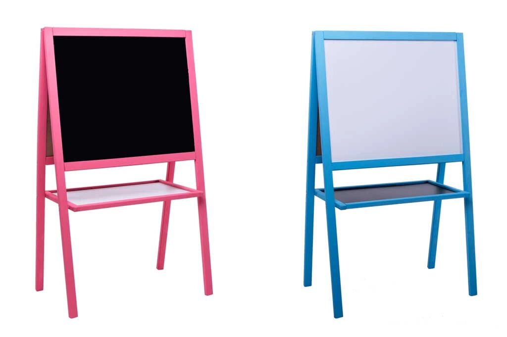 Двостороння дошка D/малюнок 4 ноги, магніт, синій, рожевий 110*65*55 см від компанії Pavlusha Toys - фото 1