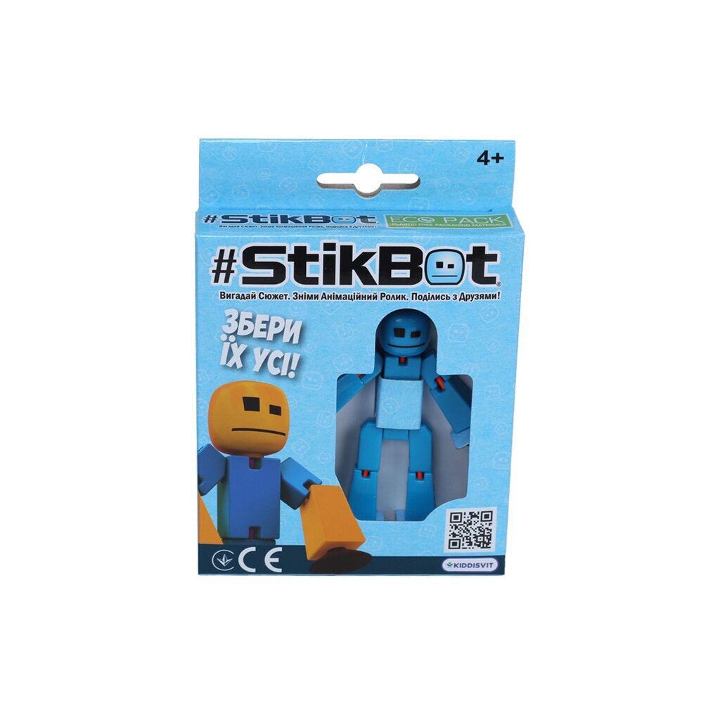 Фігурка для анімаційної творчості STIKBOT (синій) від компанії Pavlusha Toys - фото 1