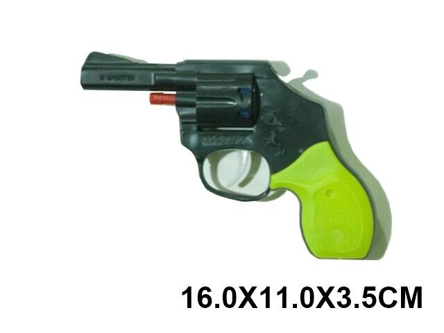 Іграшка пістолет у п/е 16*11*3,5см /432-4/ від компанії Pavlusha Toys - фото 1