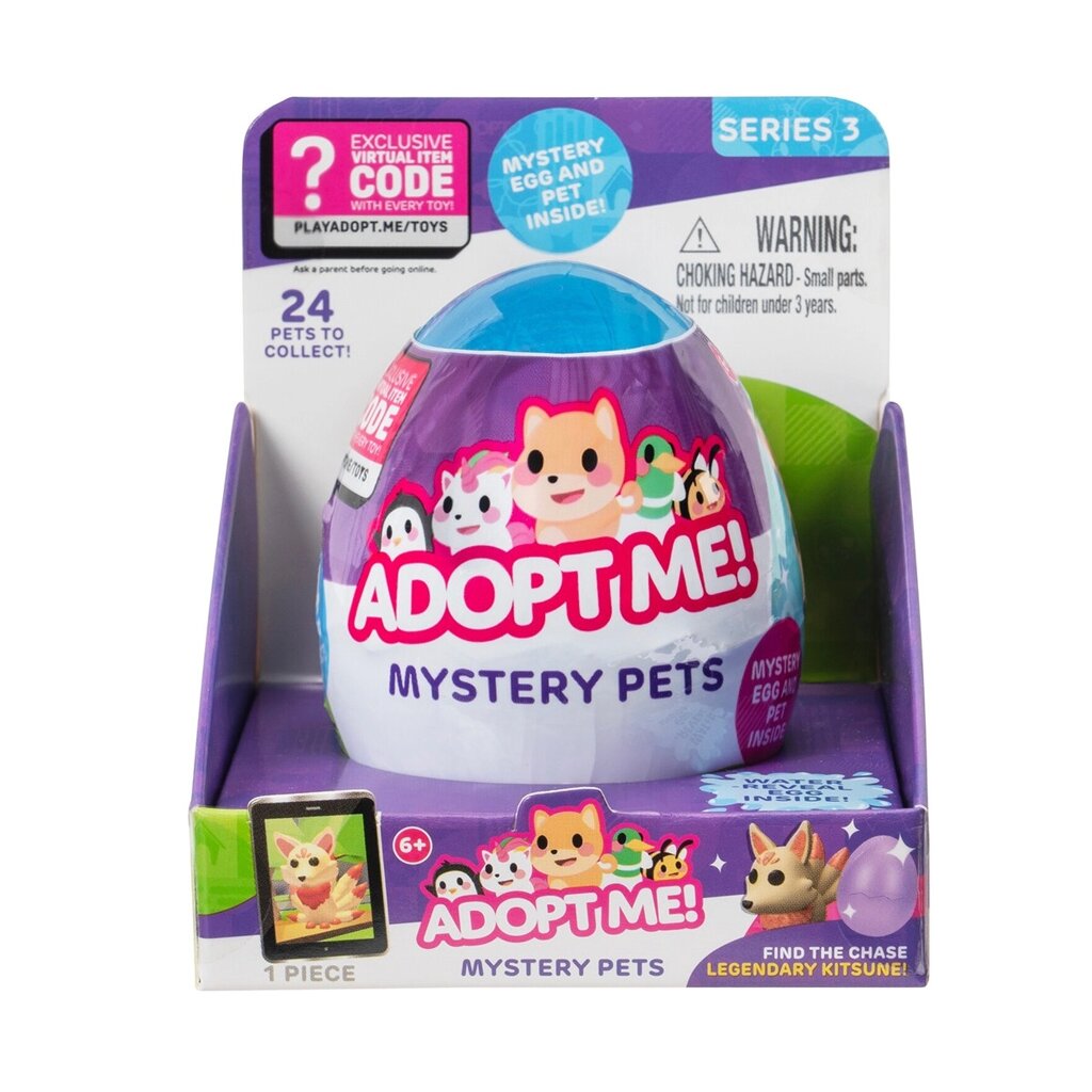 Іграшка-сюрприз в яйці ADOPT ME! S3 – КАЗКОВІ ТВАРИНИ (24 видів, в асорт.) від компанії Pavlusha Toys - фото 1