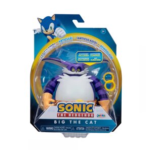 Ігрова фігурка з артикуляцією SONIC THE hedgehog - модерн кіт біг (10 cm, з аксес.)