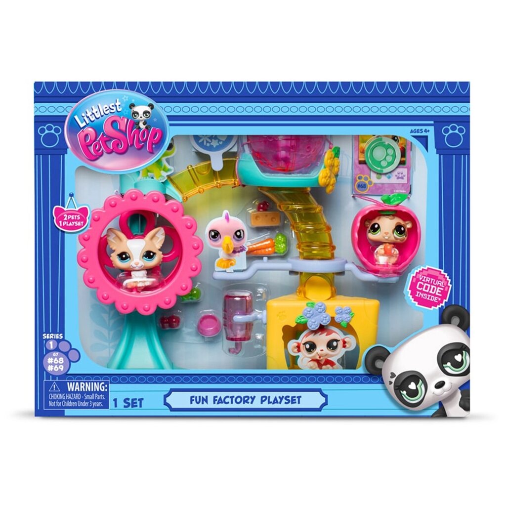 Ігровий набір LITTLEST PET SHOP – ФАБРИКА РОЗВАГ (2 фігурки, фабрика, аксес.) від компанії Pavlusha Toys - фото 1