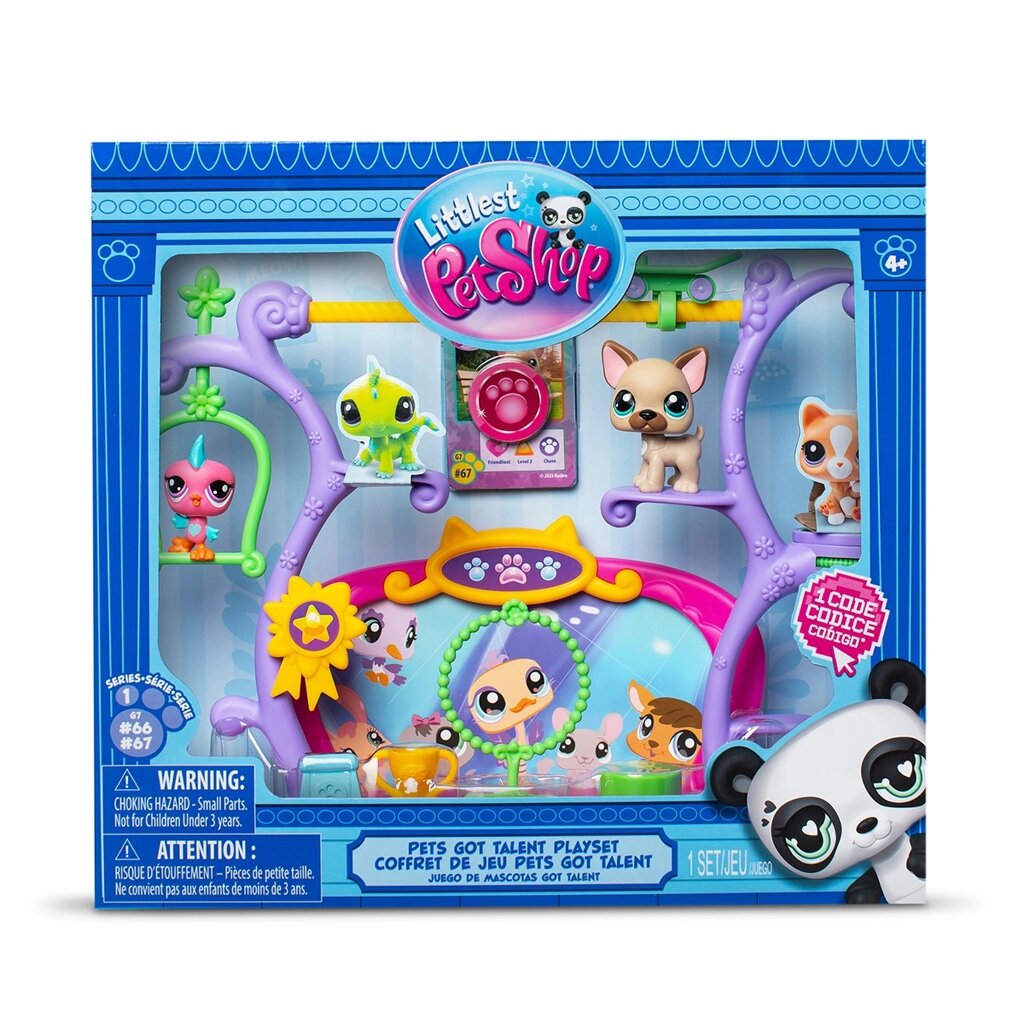 Ігровий набір LITTLEST PET SHOP – ШОУ ТАЛАНТІВ (2 фігурки, сцена, аксес.) від компанії Pavlusha Toys - фото 1