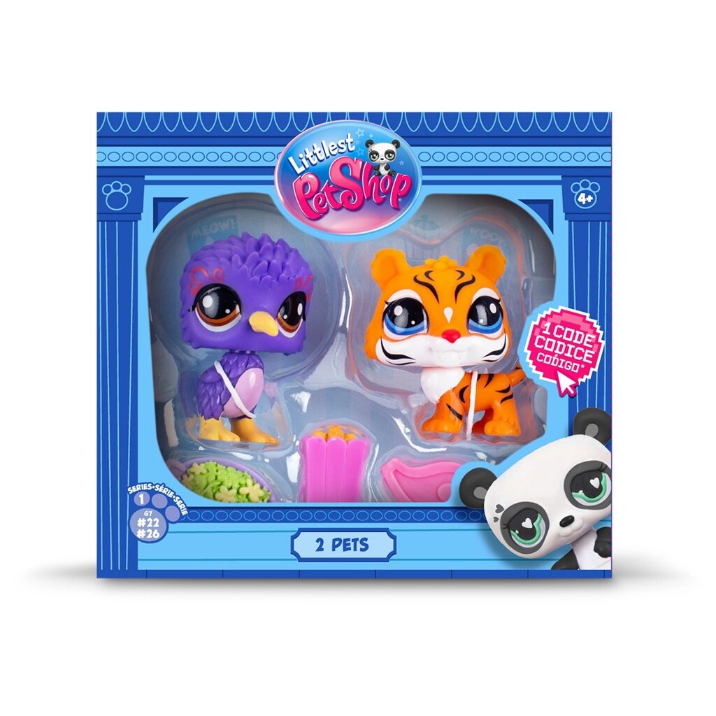 Ігровий набір LITTLEST PET SHOP – СМАКОВІ ВПОДОБАННЯ (2 фігурки, аксес.) від компанії Pavlusha Toys - фото 1