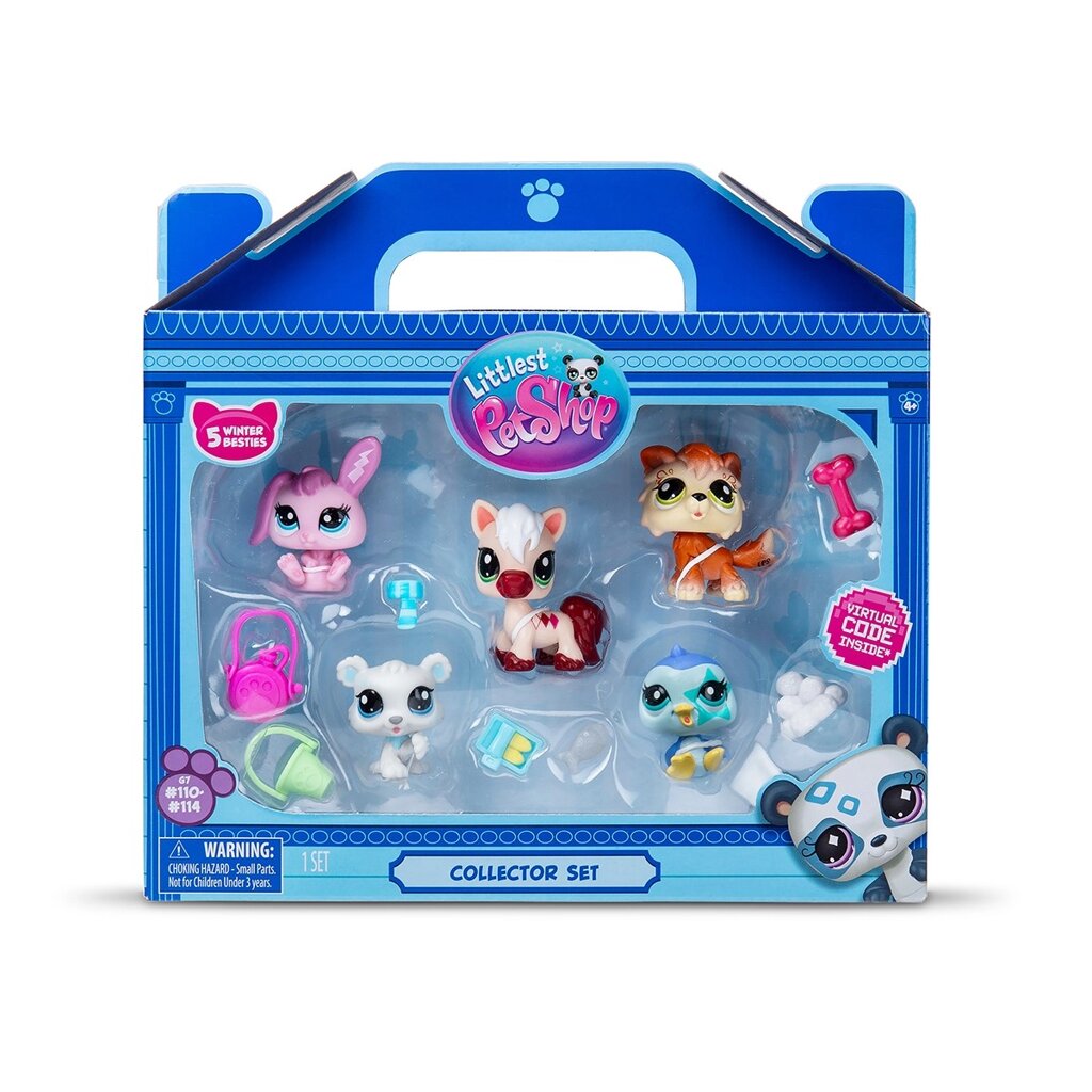 Ігровий набір LITTLEST PET SHOP – ЗИМОВІ ПРИГОДИ (5 фігурок, аксес.) від компанії Pavlusha Toys - фото 1