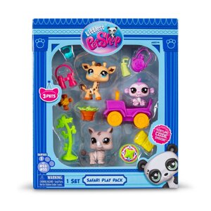 Ігровий набір littlest PET SHOP – сафарі (3 фігурки, аксес.)