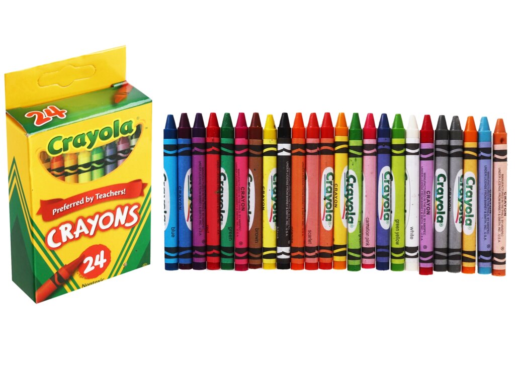 Карш віск. змиваючий. 24 цв."Crayola" (4*72) від компанії Pavlusha Toys - фото 1