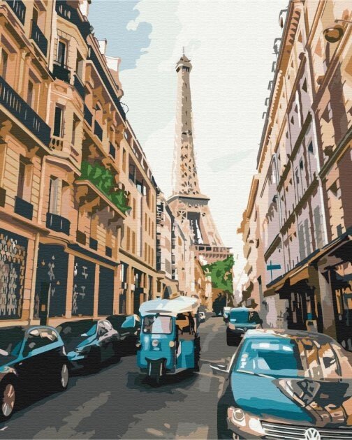Картина за номерами: Туристичний Париж 40*50 від компанії Pavlusha Toys - фото 1