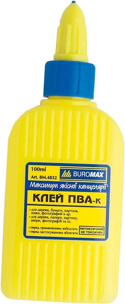 Клей ПВА 100 мл, ковпачок-дозатор, 4шт. в уп. // від компанії Pavlusha Toys - фото 1