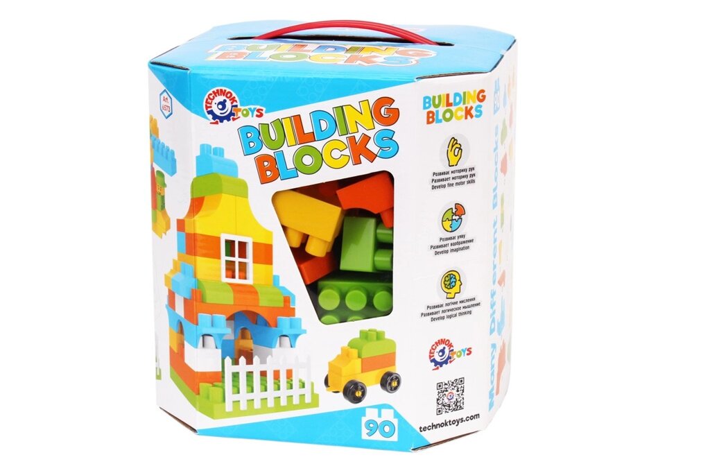 Конструктор "Building blocks" 90 дет Технок від компанії Pavlusha Toys - фото 1