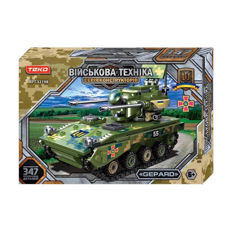 Конструктор “Військова техніка” "Teko", 347 деталей, САУ “Gepard”, в кор. 26*38*6 см /24/ від компанії Pavlusha Toys - фото 1