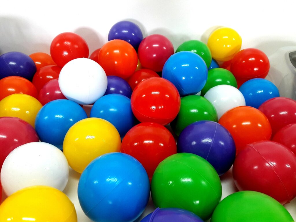 Кульки м'які, д80мм, 40шт КВ /6/ від компанії Pavlusha Toys - фото 1