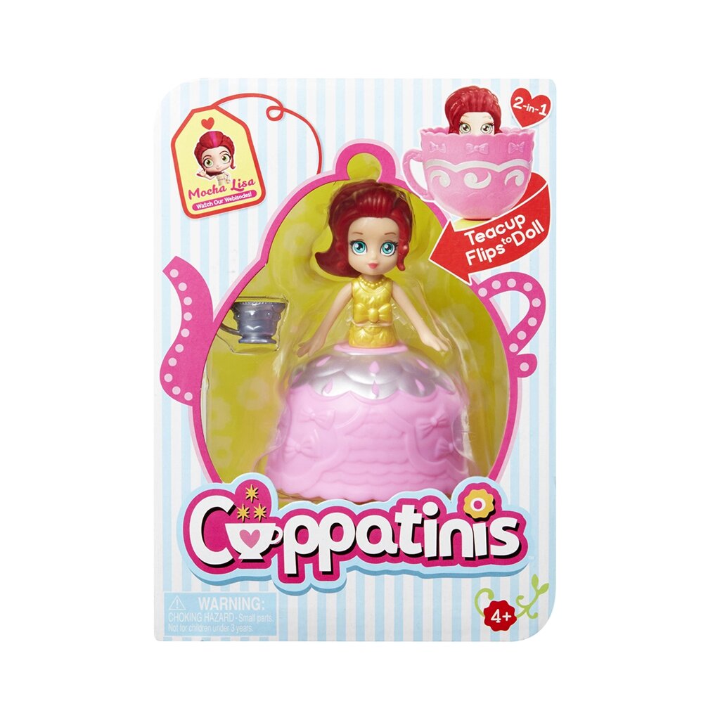 Лялька CUPPATINIS S1 - ЛІЗА МОККО (10 см, з аксесуаром) від компанії Pavlusha Toys - фото 1