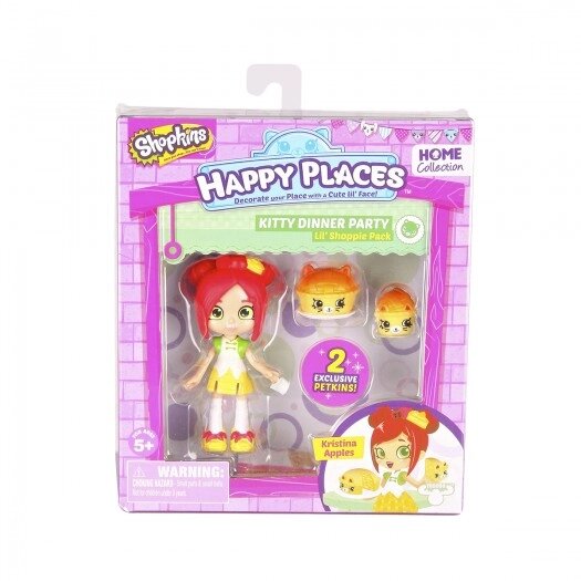 Лялька HAPPY PLACES S1 - ХРИСТИНА ЕППЛЗ (2 ексклюзивних петкінси) від компанії Pavlusha Toys - фото 1