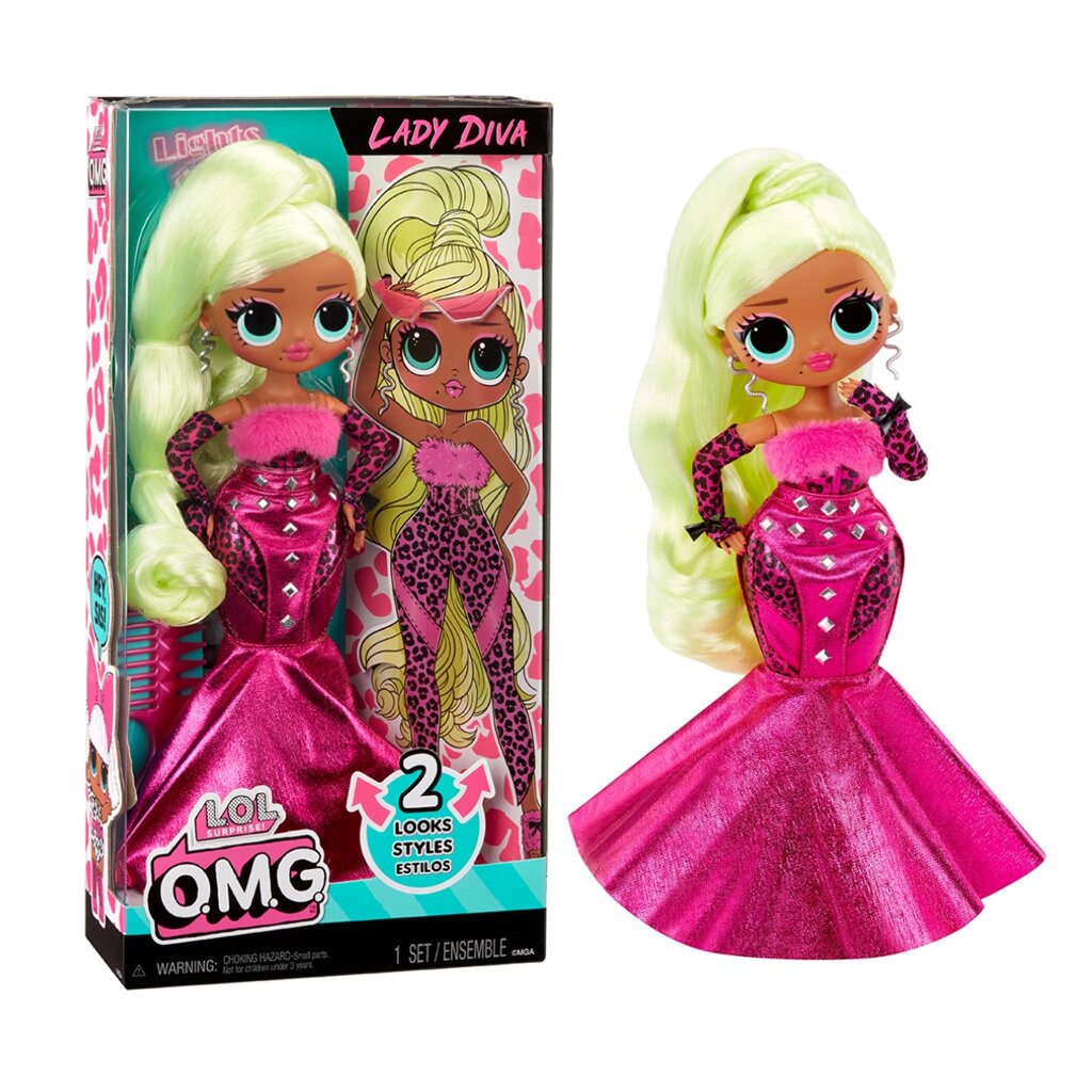 Лялька L. O. L. SURPRISE! серії "O. M. G. HoS" – ЛЕДІ ДІВА (з аксес.) від компанії Pavlusha Toys - фото 1