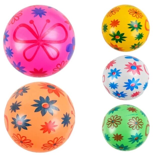 М'яч дитячий  5 кольорів, діаметр 17 см, вага 60 грам /500/ від компанії Pavlusha Toys - фото 1