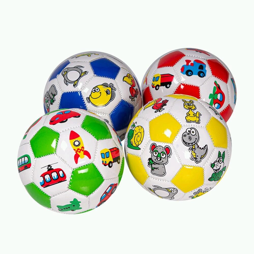 М'яч футбольний BT-FB-0237 PVC розмір 2 100г 4кол./100/ від компанії Pavlusha Toys - фото 1