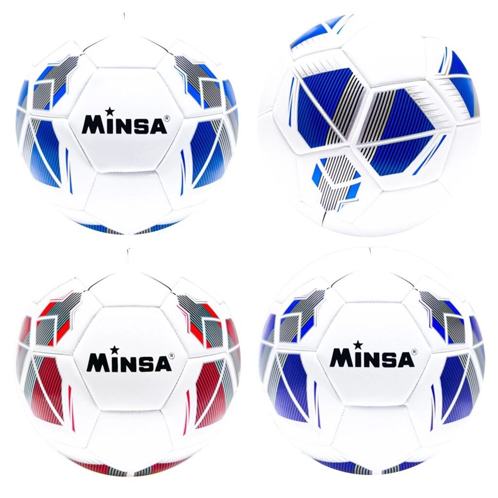 М'яч футбольний BT-FB-0350 TPU 340г 3кол. Minsa /30/ від компанії Pavlusha Toys - фото 1