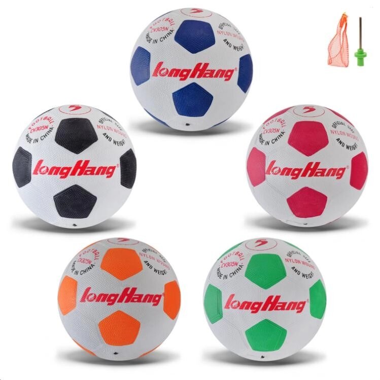 М'яч футбольний №5, Гума, 420 грам, MIX 2 кольори, сітка+голка /50/ від компанії Pavlusha Toys - фото 1