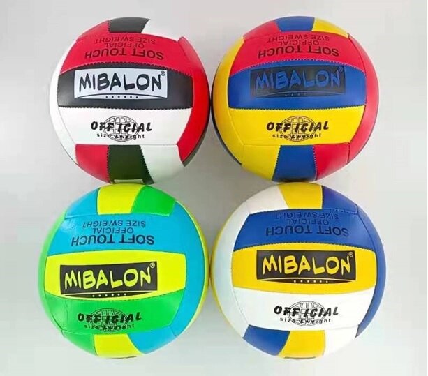 М'яч волейбольний №5 PVC, 230 грам, MIX 4 кольори /100/ від компанії Pavlusha Toys - фото 1