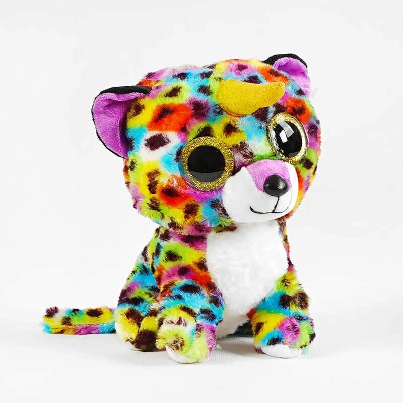 М`яка іграшка "Леопард-єдиноріг", окастик, висота 21 см /300/ від компанії Pavlusha Toys - фото 1
