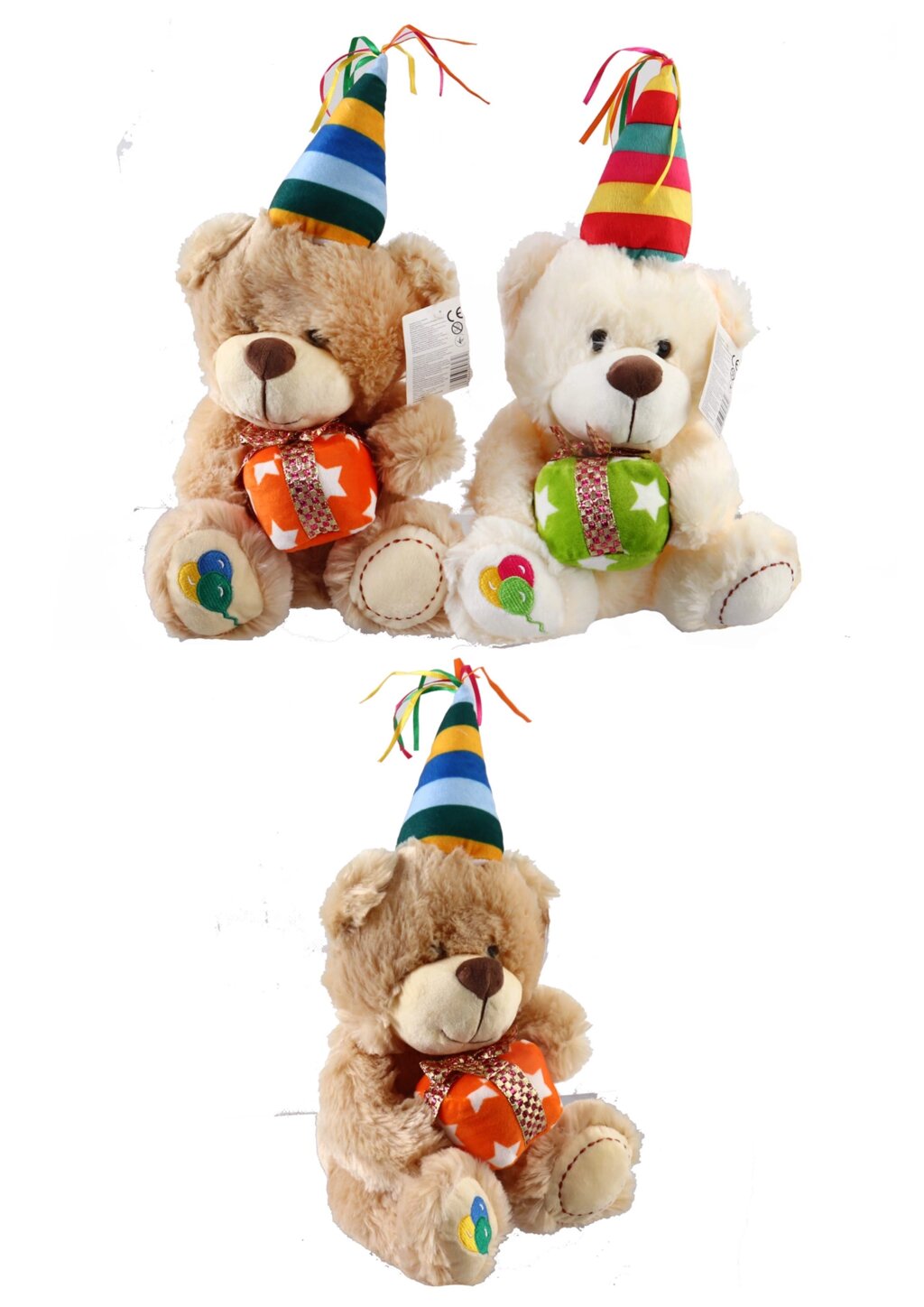 М'яка іграшка ведмедик з ковпаком, 2 види, 26см / 36/ від компанії Pavlusha Toys - фото 1